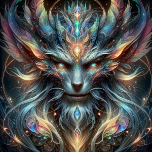 portrait of venom , mystical digital art, fantasy portrait style...