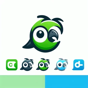 Duolingo copy SurprisedParrot +eyeswide open straight face Duoli...
