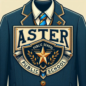 Create a Lodi for school blazer . Name of the school is Aster pu...