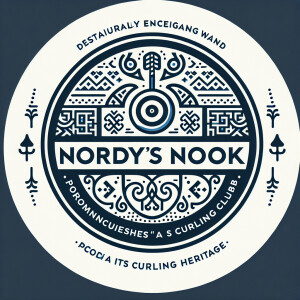 Design a logo for "Nordy's Nook," a restaurant with Nordic herit...