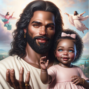 Create a 3D realistic artwork featuring the phrase 'Jesus Saves'...
