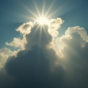 God Almighty is the sky with His face obscured