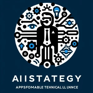 Design a logo for "AIStrategyGuy" that embodies the concept of s...