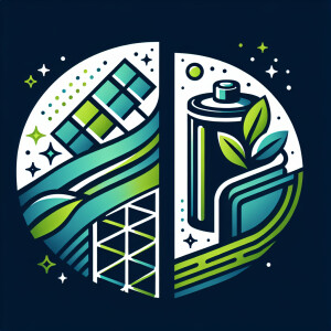 Create a logo for a clean energy startup, incorporating elements...