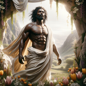 ultra 3-D realistic, perfect anatomy, perfect proportions, afric...