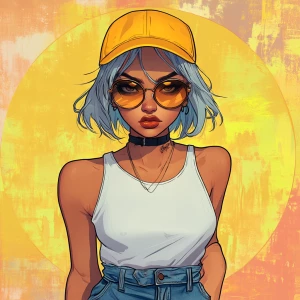 young, rebellious gta-style character. The character should have...