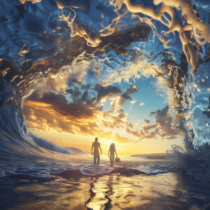 Create a captivating super high resolution 3D image of a 40-year...