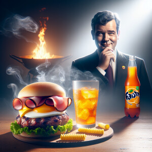 Fanta add, Donald Trump is drinking Fanta
