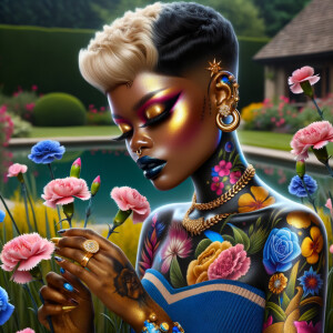Prompt:
Full image view ultra realistic psychedelic airbrush gl...
