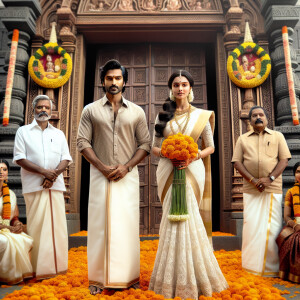 Mammootty and Elizabeth Hurley wedding in Guruvayur