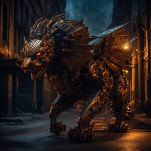 In the shadows of a crumbling industrial city, a nocturnal diese...