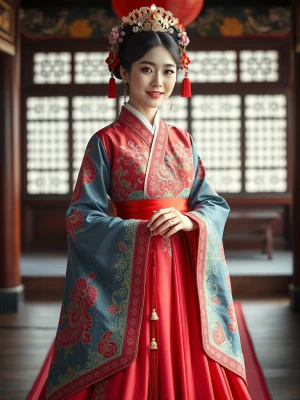 Generate a full body photo, highly detail of a beautiful bride i...