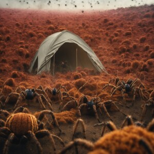 A world of giant human spiders being conquered and invaded by th...
