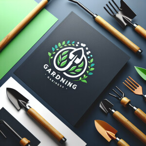 Design a logo for a gardening business incorporating a garden to...