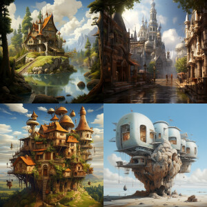 Разработай дизайн лавки в стиле лофт