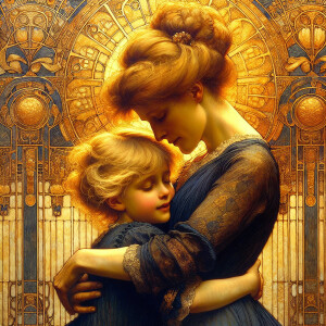 If Klimt painted A heartwarming scene unfolds in Central Park on...