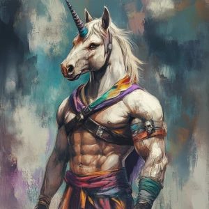 Unicorn-man