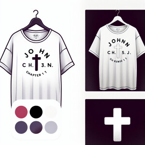 can you please make me a graphic tee loose fitted t-shirt with J...