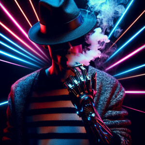 Freddy Krueger from Nightmare on Elm Street wearing his original...