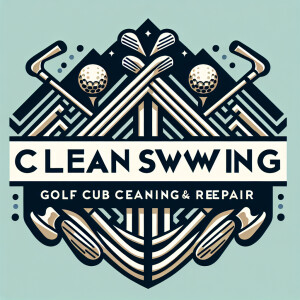 Design a simplistic and clean logo for 'Clean Swing Mobile Golf...