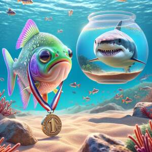 Realistic
Ocean
Cute Purple neon green piranha with no teeth....