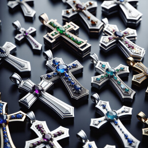 Explore our collection of elegant sterling silver cross pendants...