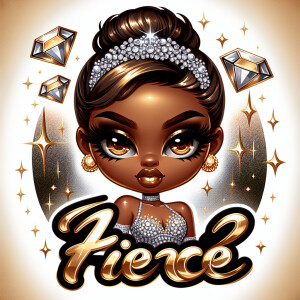 A bold and polished T-shirt vector design featuring the word "FI...