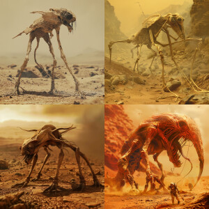 Creature live in mars