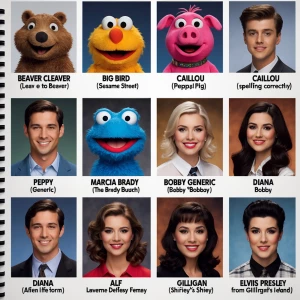 Create a realistic image of a high school yearbook page, showcas...