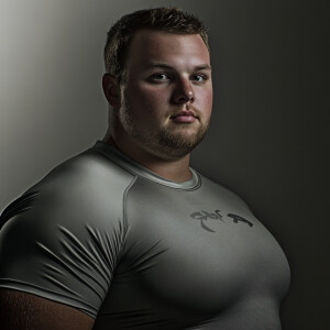 Create a hyper-realistic photograph full male body image scan of...