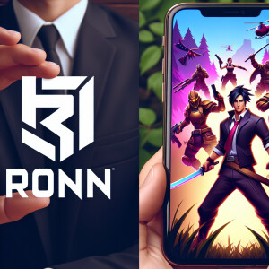 Нарисуй игру PUBG mobile и напиши надпись RONIN