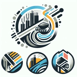 (Active concrete) logo for concrete company