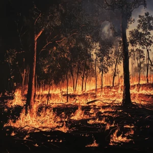 Bush burning but not consumed