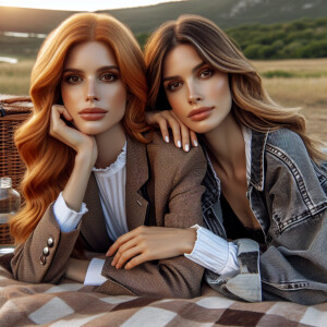 Photorealistic image. High resolution wearing Victoria’s Secret...