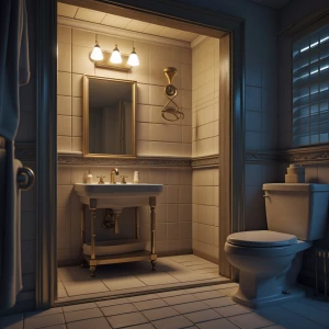 … and I walk in to the bathroom and what I saw got me speechless...