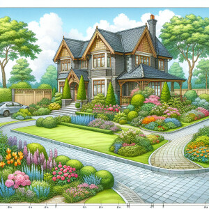 Create a project for a private house of 13x11