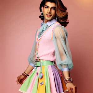 a feminine boy, girly boy, cute boy, trap, girly outfit