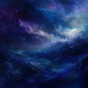 Create a digital surrealist landscape inspired by Salvador Dalí...