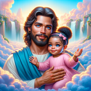 Create a 3D realistic artwork featuring the phrase 'Jesus Saves'...