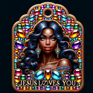 Design a tag that encapsulates a beautiful, colorful depiction o...