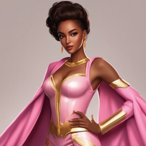 Describe Hana, a unique individual of Ethiopian-Korean descent,...