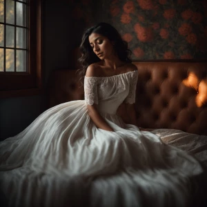 Pose):
Pose):
“A lifelike image capturing either Dahlia or Roopa...