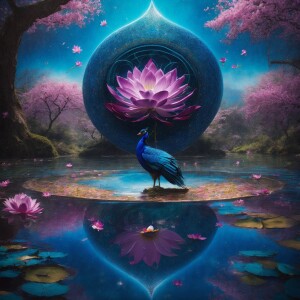 Create a hyper-realistic painting capturing the essence of quant...