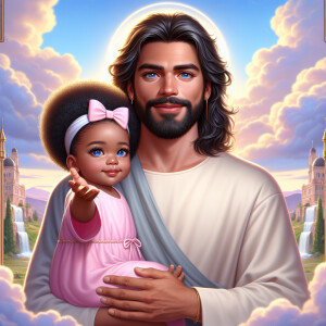 Create a 3D realistic artwork featuring the phrase 'Jesus Saves'...