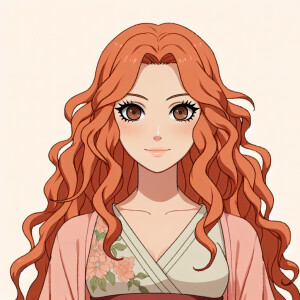 The daughter of Sakura Haruno and Ichigo Kurosaki. Beautiful Kun...