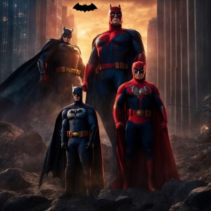 An epic 3D render of a cinematic poster featuring Donald Trump,...