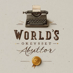 Minimalist vintage-style illustration, bold serif text reading "...