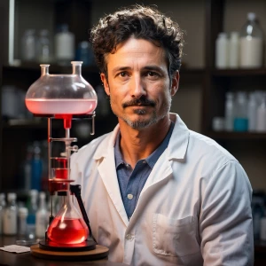 A man who participated in a scientific experiment and is now exp...