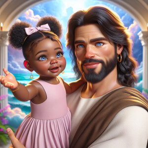 Create a 3D realistic artwork featuring the phrase 'Jesus Saves'...