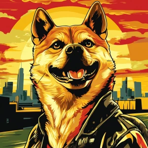 MEME DOGE in GTA art style — Make it epic,dumb,or dangerously de...